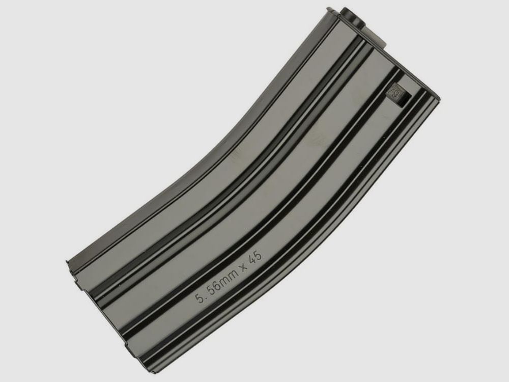G&G M4 Stahlblech 125 Schuss Midcap Airsoft Ersatzmagazin (schwarz)