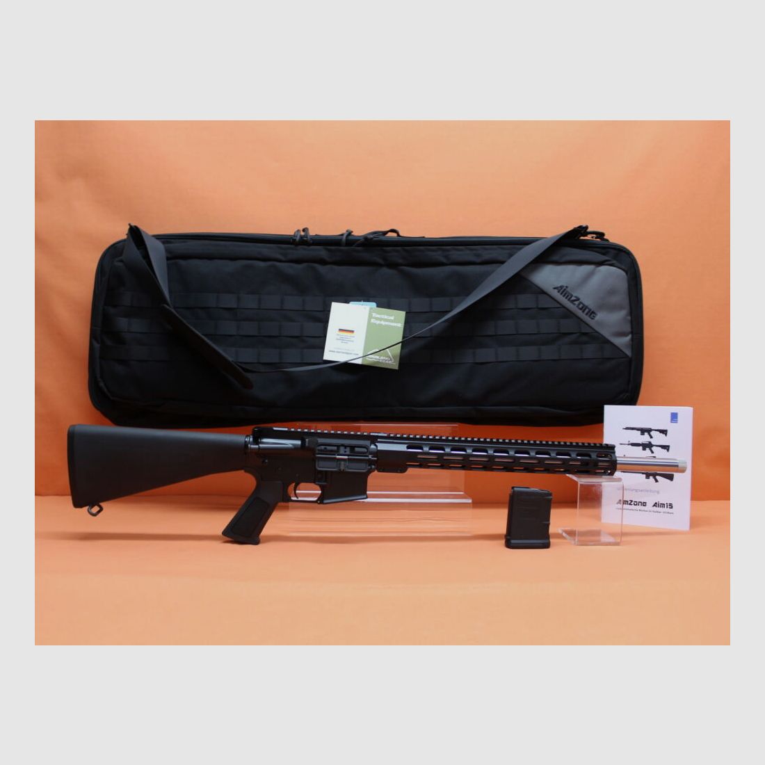 AimZone Ha.Büchse .223Rem AimZone Aim15 Match 20LT Sistema AR-15, cañón de 20" de acero inoxidable/ rosca de boca/ M-LOK