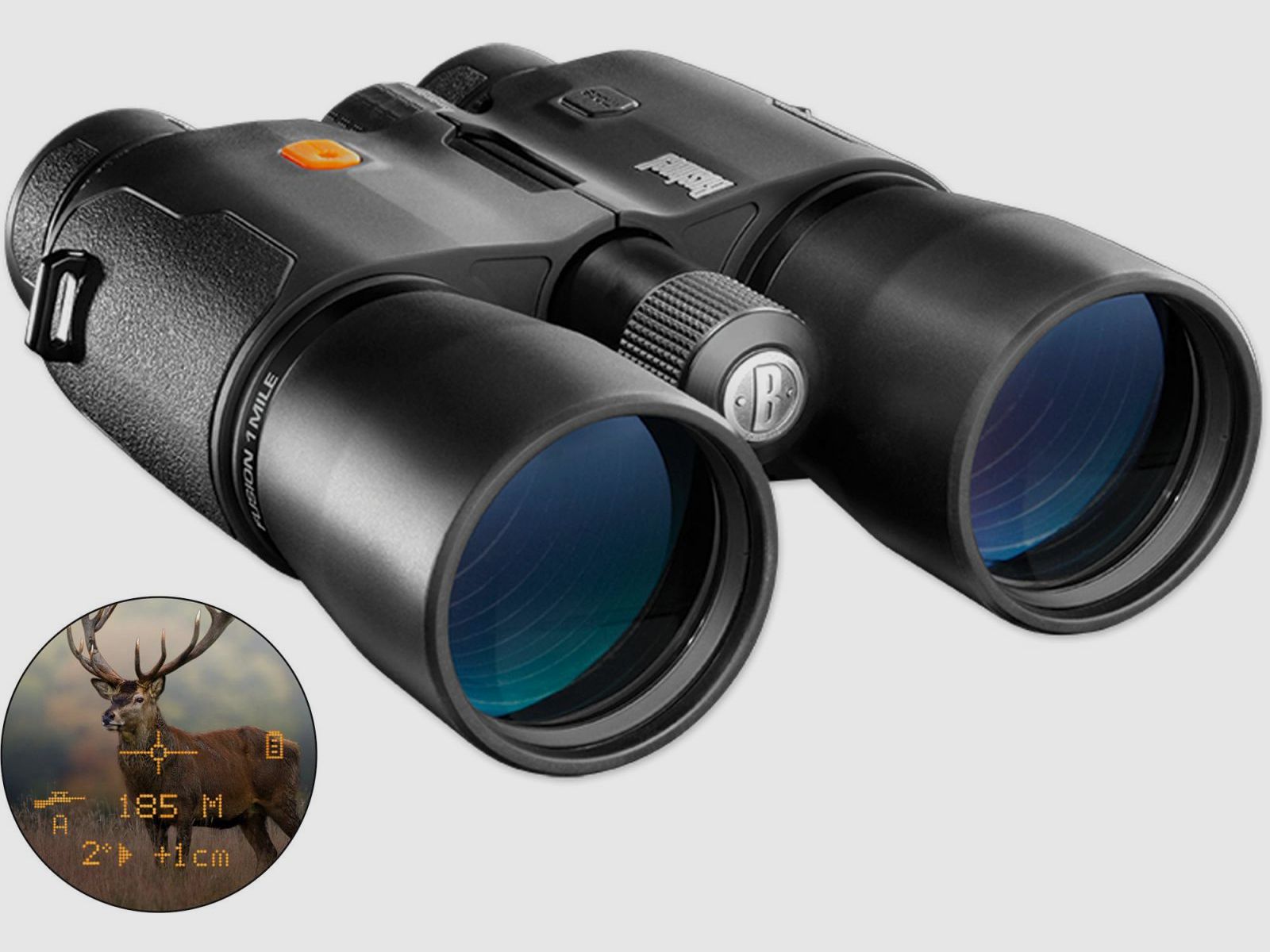 Bushnell Fusion 1 Mile ARC 12x50mm Binoculars with Laser Rangefinder