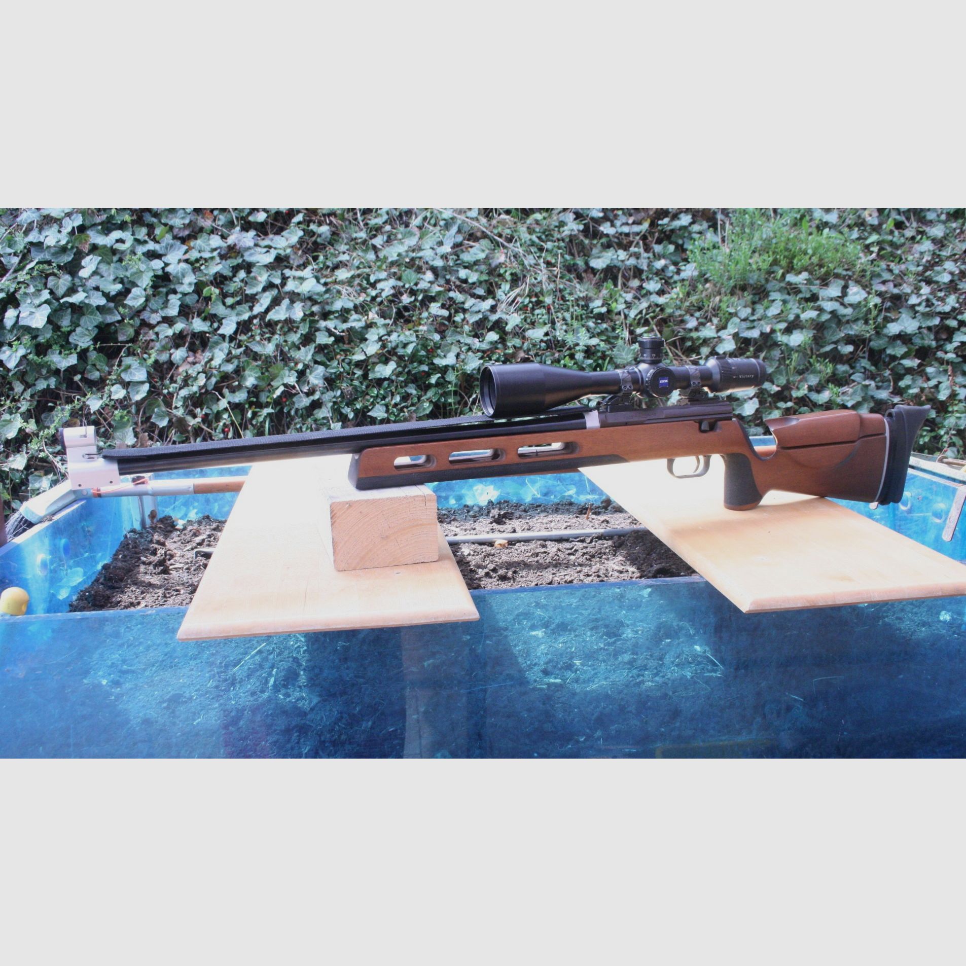 Rifle de competición de Grünig & Elminger en cal. 308 con Zeiss Diavari ZF 6-25 x 56T