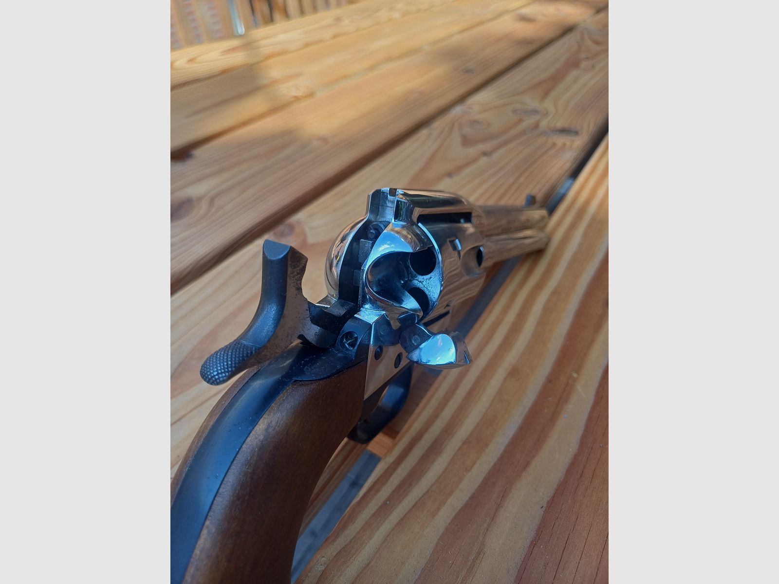 Weihrauch Western Single Action Revolver 9mm Knal Chroom