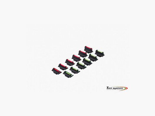 TONI SYSTEM CRH9 Mira de rifle de caza 1,5mm y 9,0mm de ancho, longitud 12mm