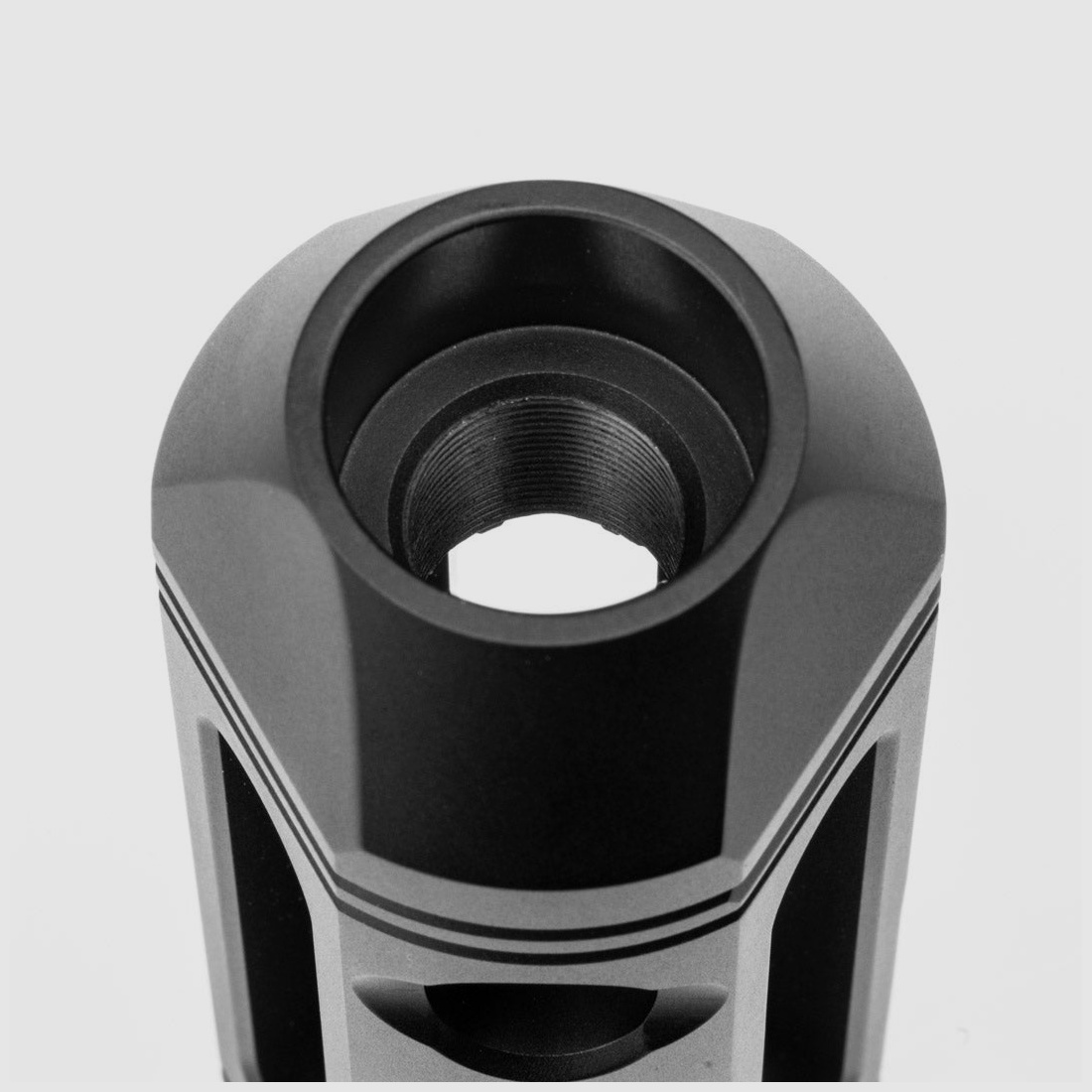 XL - MUZZLE | MEGALODON | CNC ALU | ZWART | Cal.50