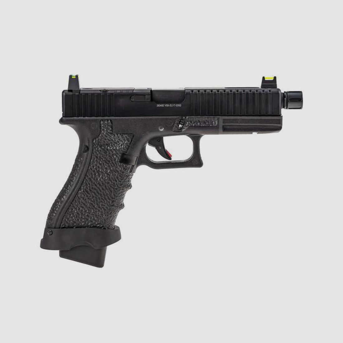 Replik Pistol EU7 VORSK Schwarz - Realistisches Design - Strapazierfähige Materialien - Für Training und Freizeit, Bild 2 von 4