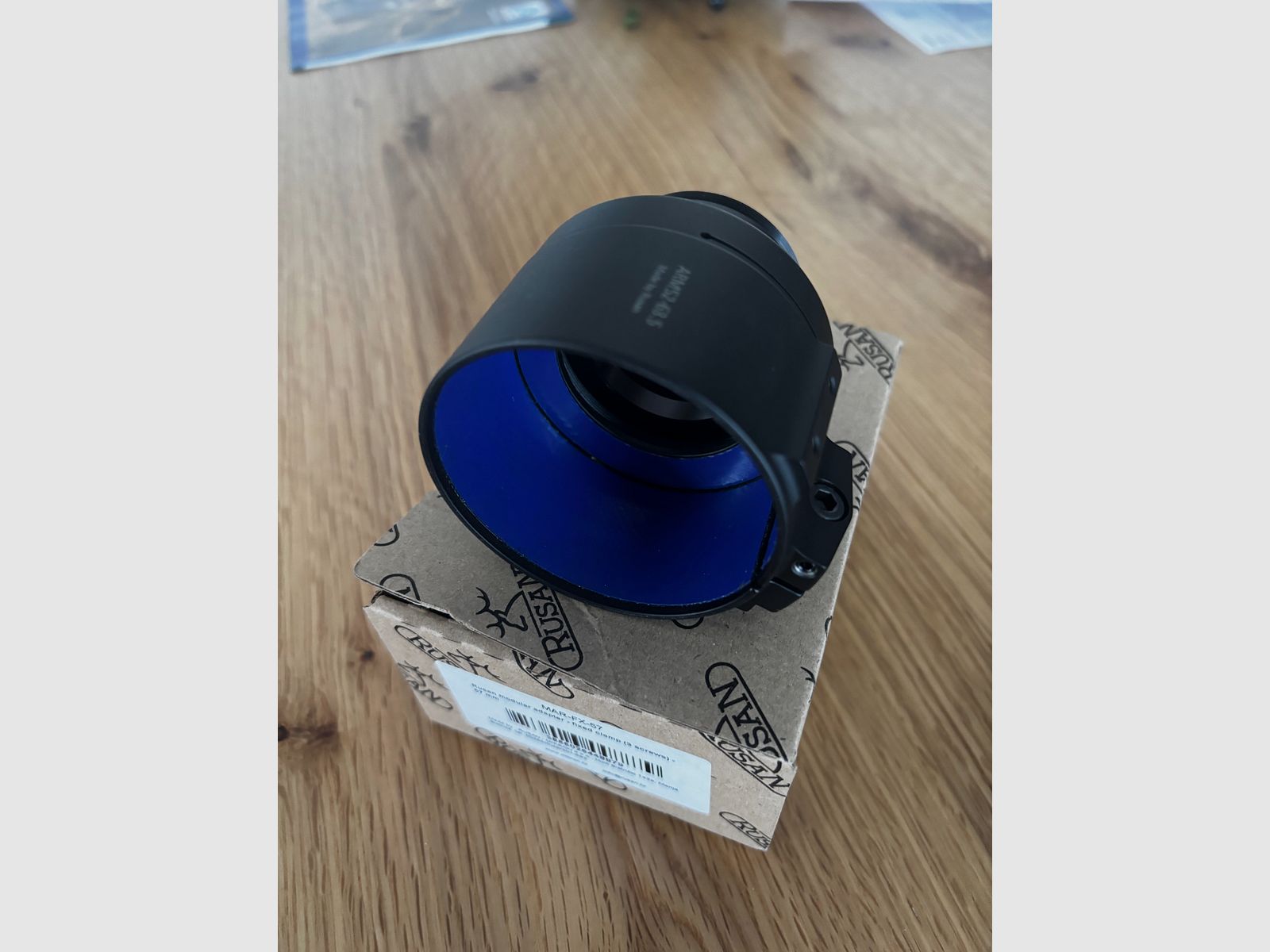 Rusan ARM 52-63.5 Klemmadapter für Vorsatzgeräte + Reduzierring HIKMICRO Thunder