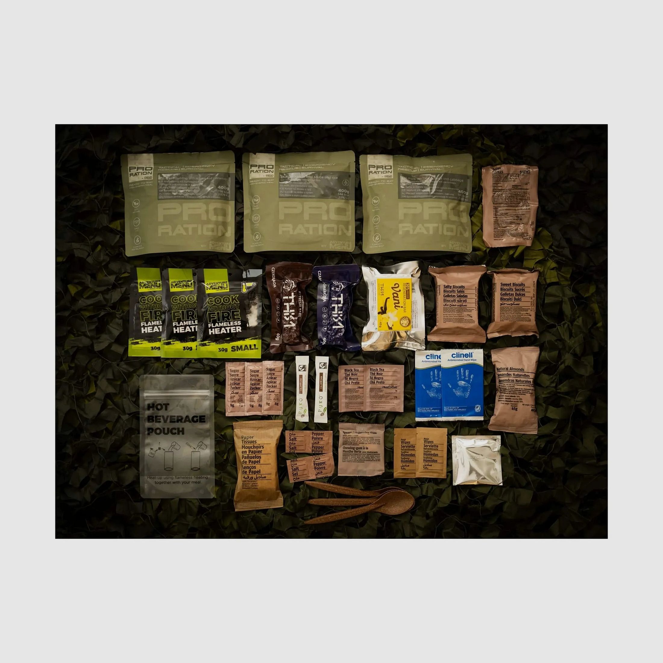 Tagesration Ultimate Tactical Ration Full Day Menü 1