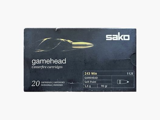 Amunicja Sako .243Win. Gamehead, 5,8g