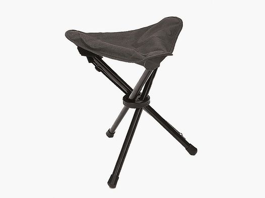 Trépied / Tabouret pliant / Siège pliant - Noir