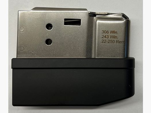 Magazijn Heym SR21/SR30 5 Schoten NIEUW 8x57IS, 8x64S/300 Win Mag/ 30-06, 270 Win, 6x62 Freres, 7x64, 7x57, 6,5x57, 6,5x55, 25-06/308Win, 243 Win, 22-250 Rem