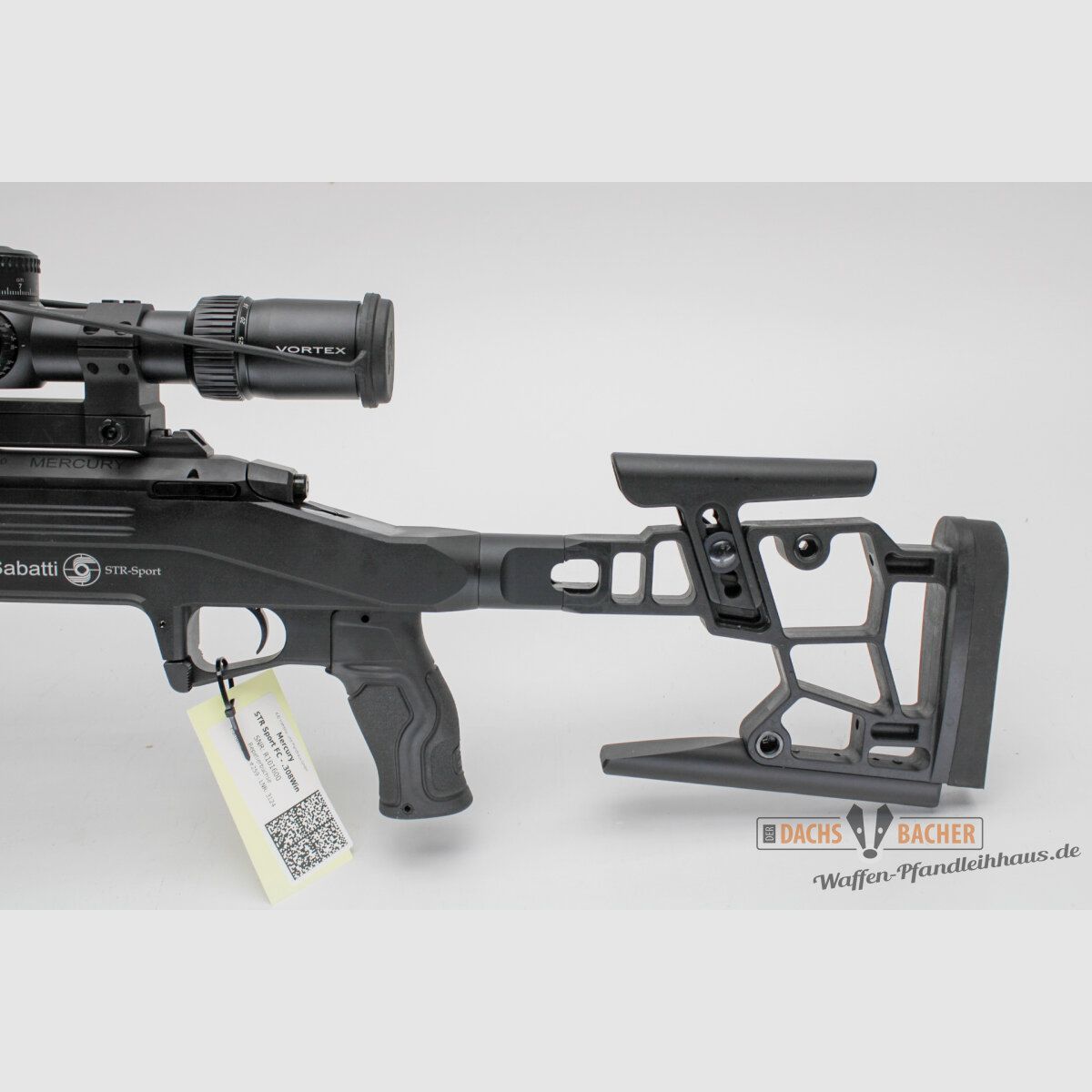 Rep. carabine Mercury STR Sport FC noire cal. .308 Win avec Vortex 5-25x56 et filetage