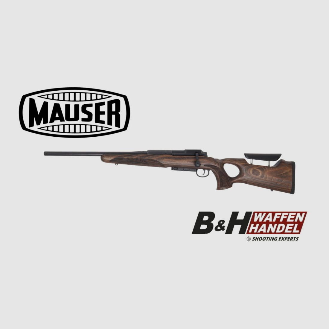 Mauser 25 Max Stock LEFT Straight Pull Rifle, image 1 of 7