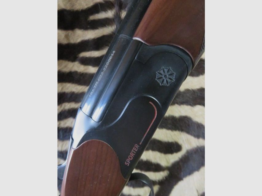 Bockdoppelflinte HUGLU Sporter Kal. 12/76 Lauf 76 cm geliefert mit 5 Chokes und Waffenkoffer, Bild 5 von 11
