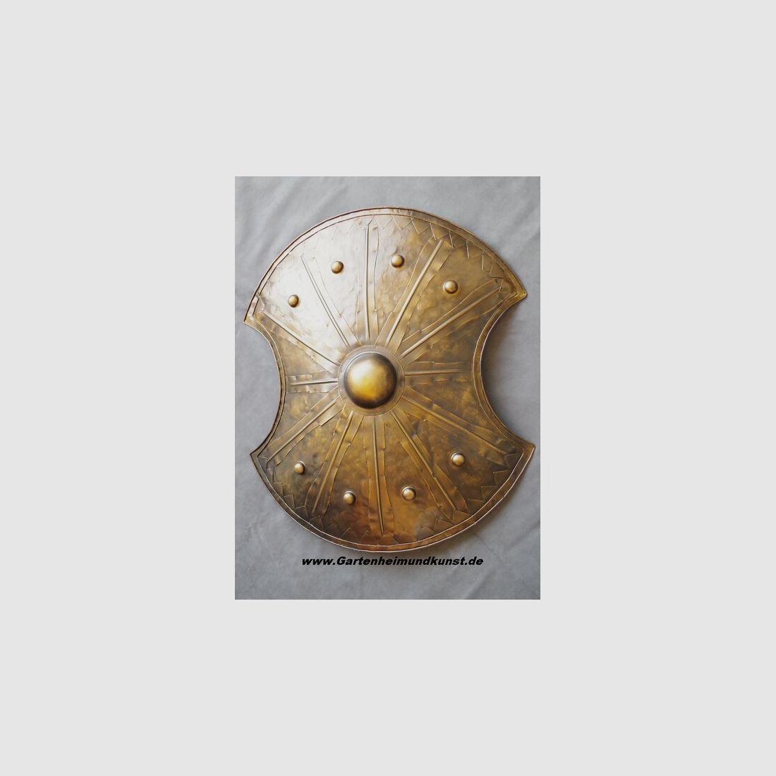 SALE Schild mit Metall Beschlägen SPARTA , Troja , Griechen LARP, Festivals