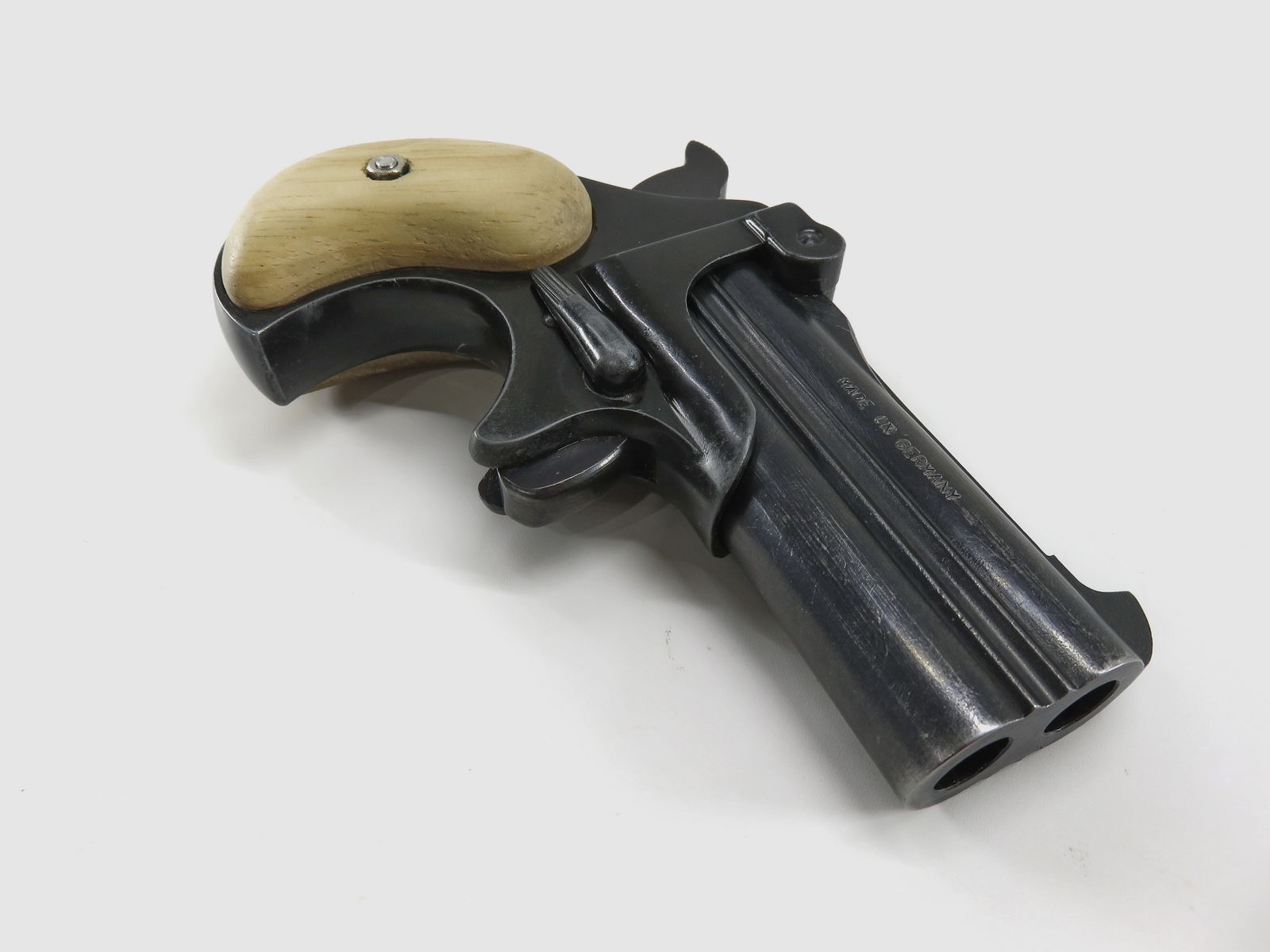 Doppelläufiger Derringer Röhm Modell RG 17 | Kaliber .38 Spezial | Deutscher Beschuss | Sammlerwaffe!