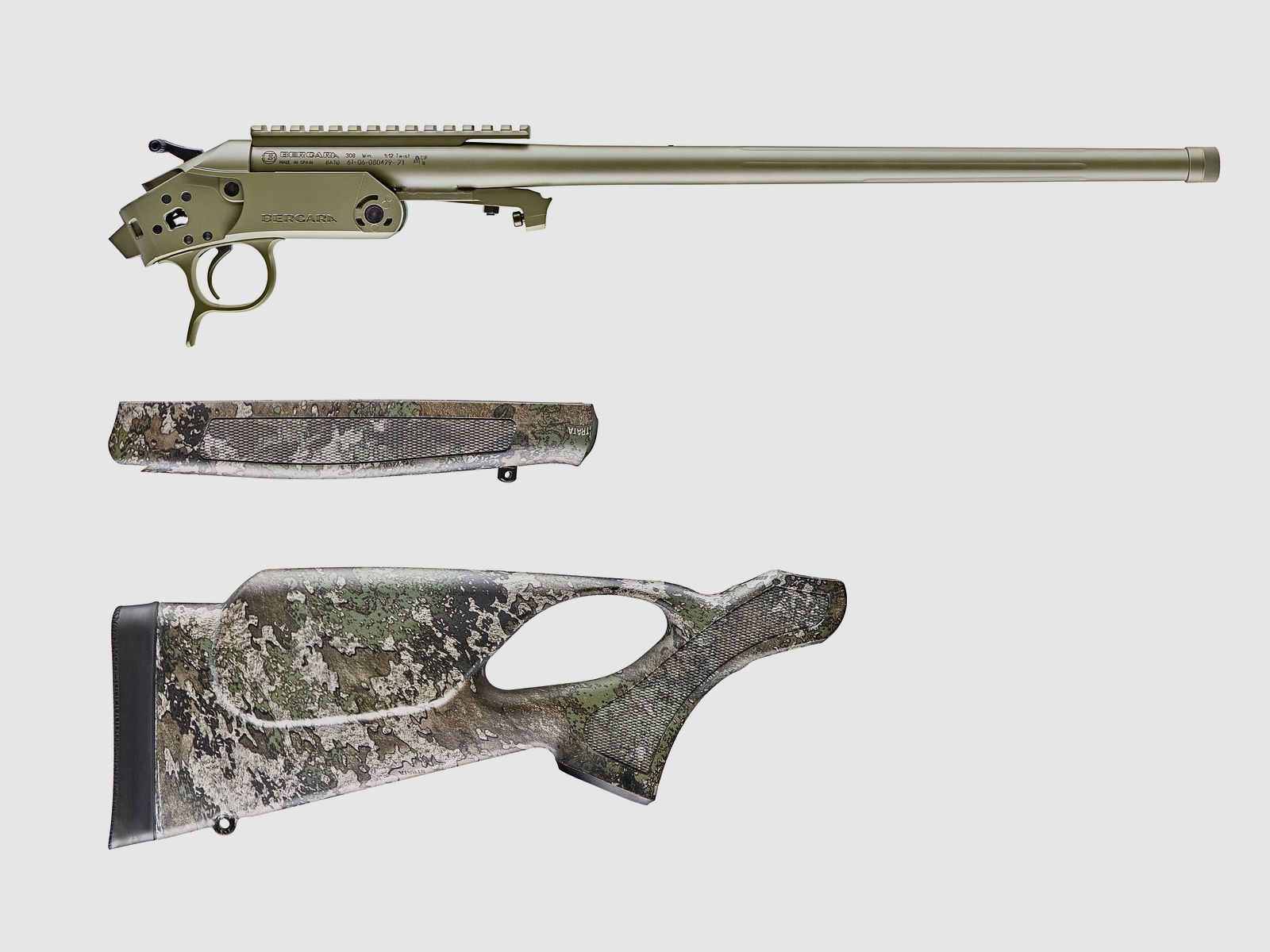 Bergara carabine à verrou BA 13 TD 20'' TH Strata 6,5 Creedmoor 5/8-24 UNEF crosse creuse