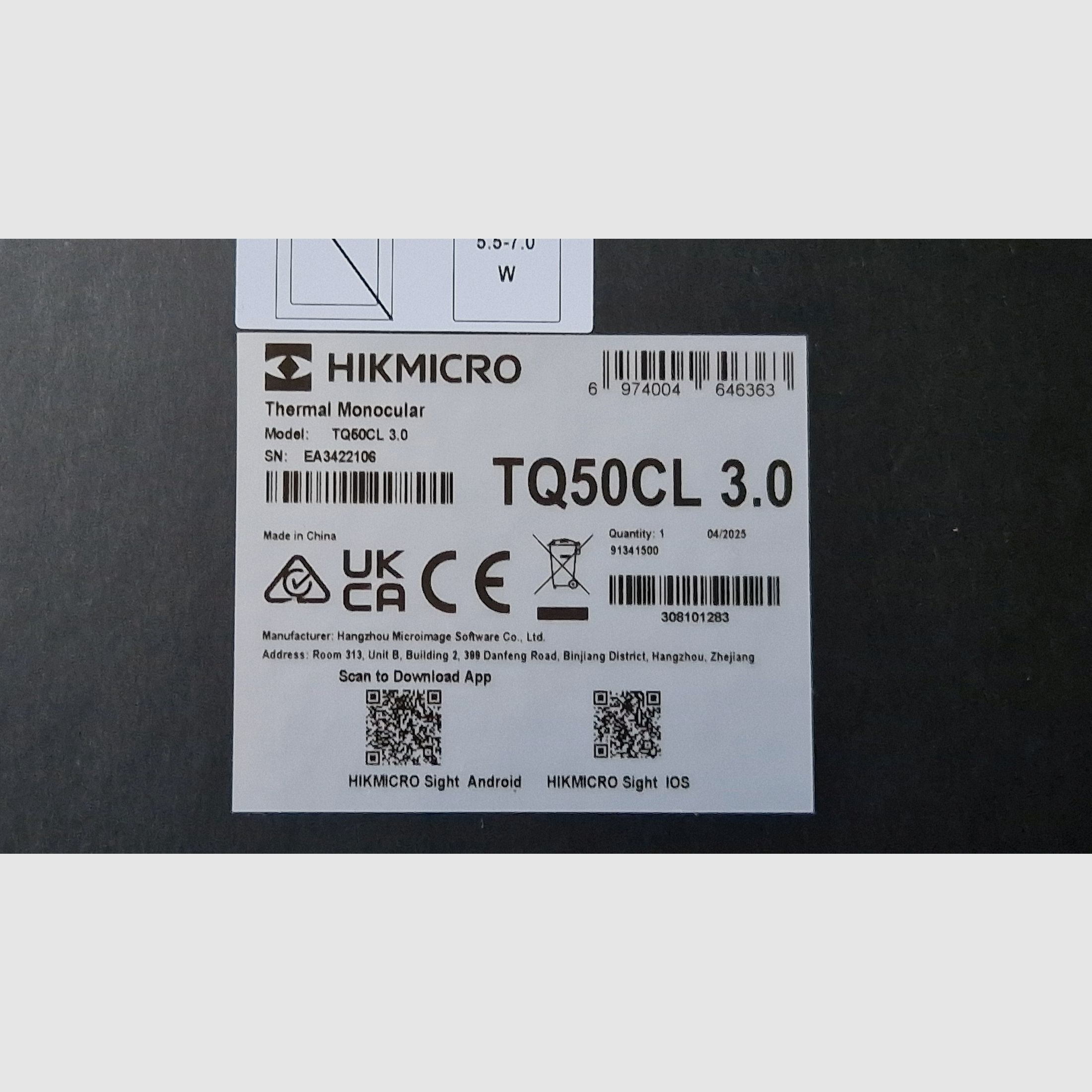 HIKMICRO TQ50CL 3.0 Wärmebild Vorsatzgerät und Handgerät