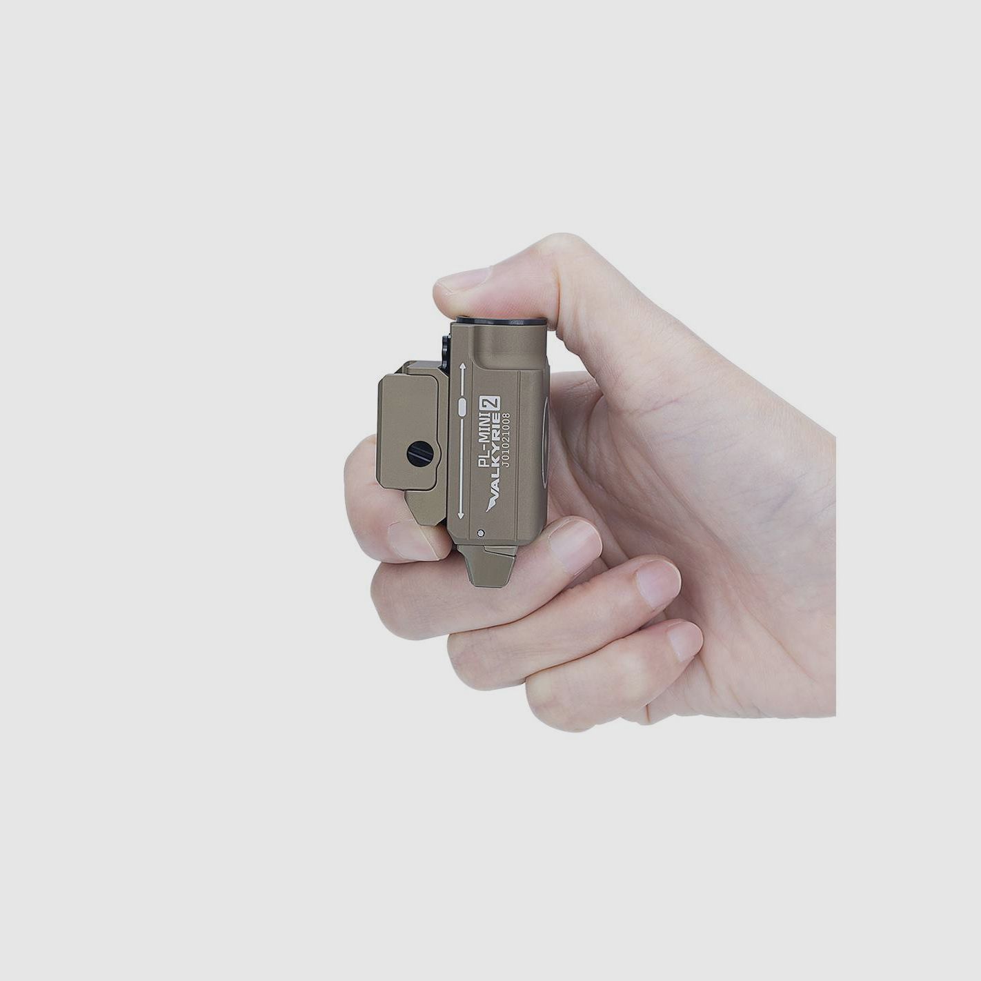 Lampe LED pour arme compacte PL Mini II Valkyrie 600 lum. Olight titane, image 31 sur 67