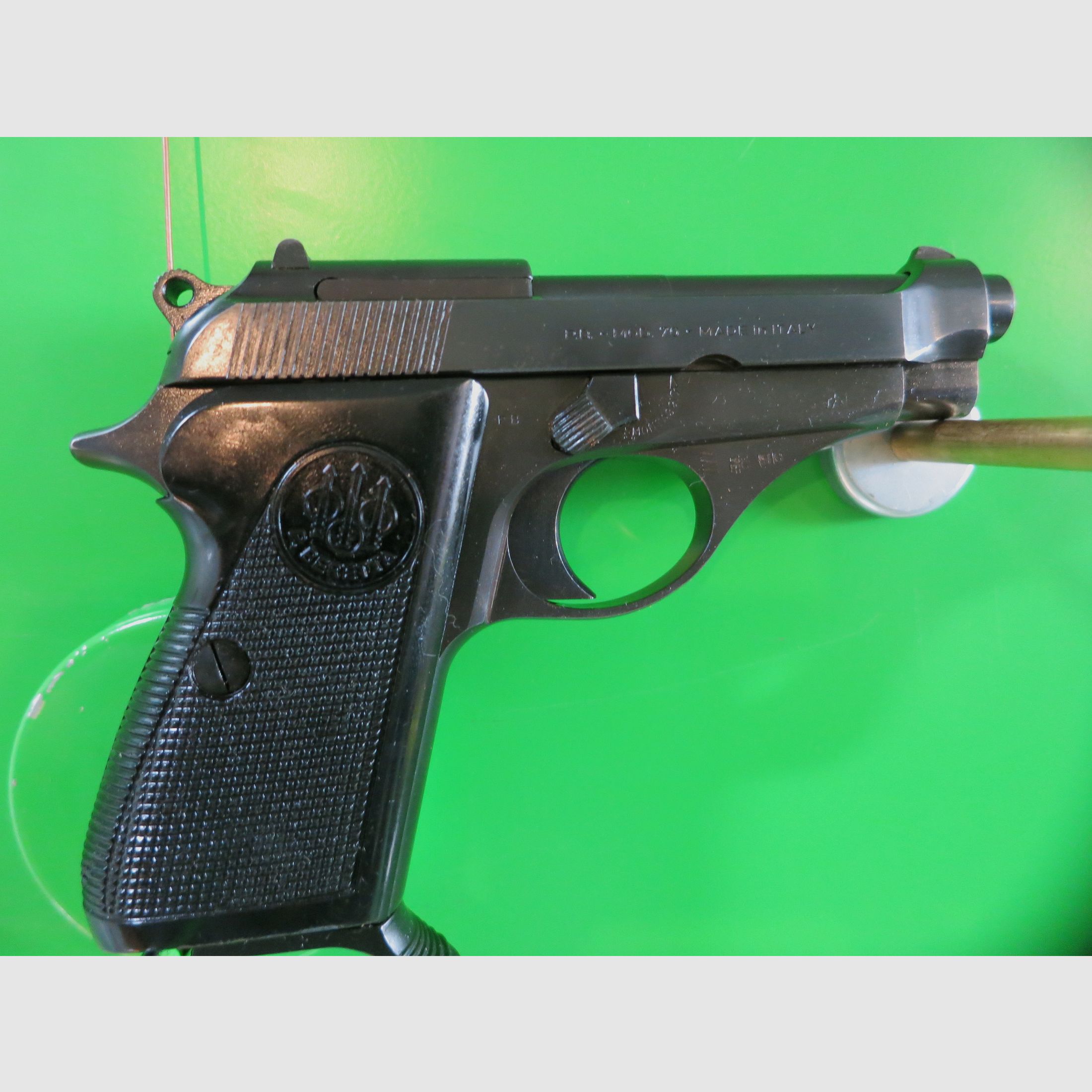 Halbautomatische  Beretta Modell 70,  7,65 mm Br. + Holster      #10