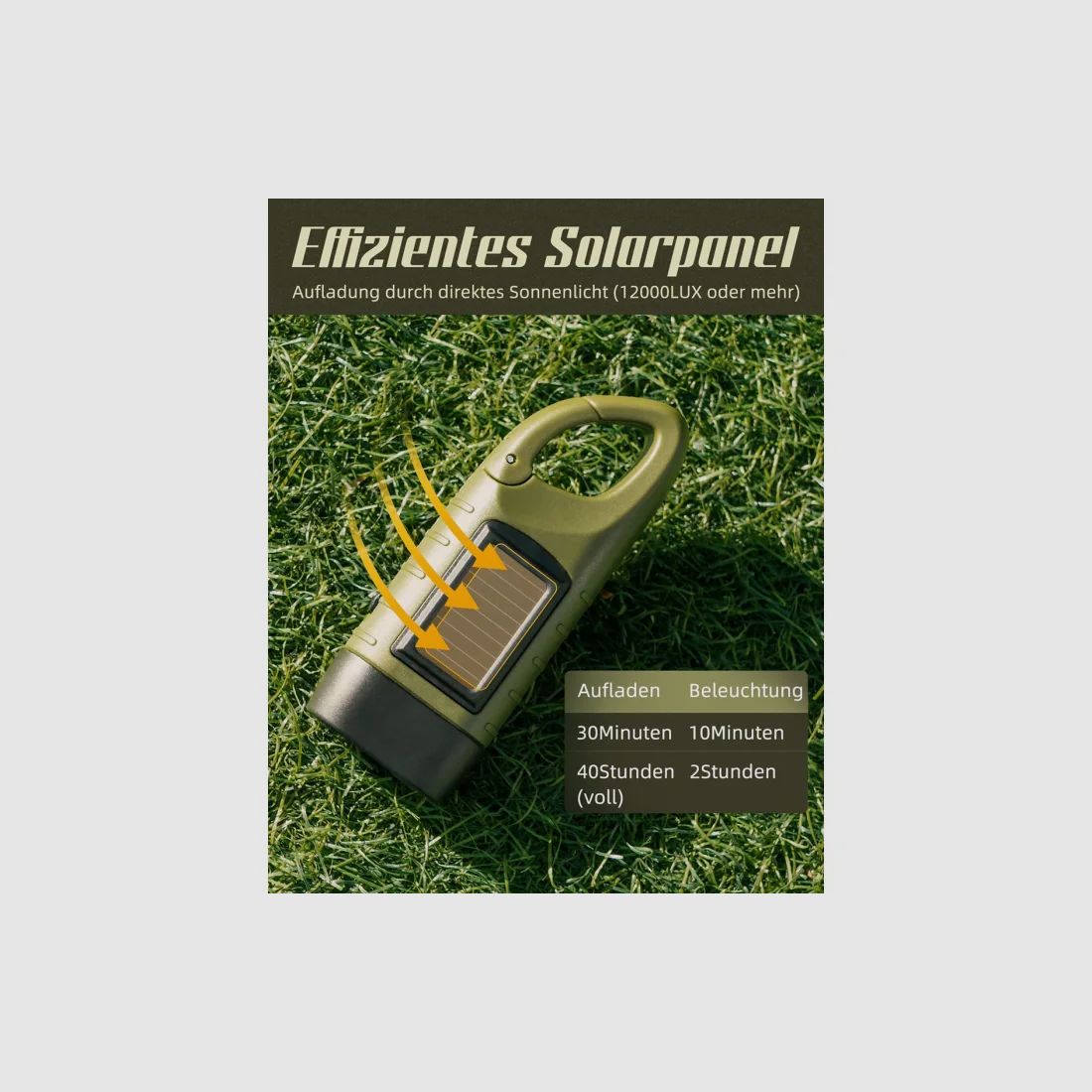 LED Taschenlampe "Twin Power Dynamo" in Grün
