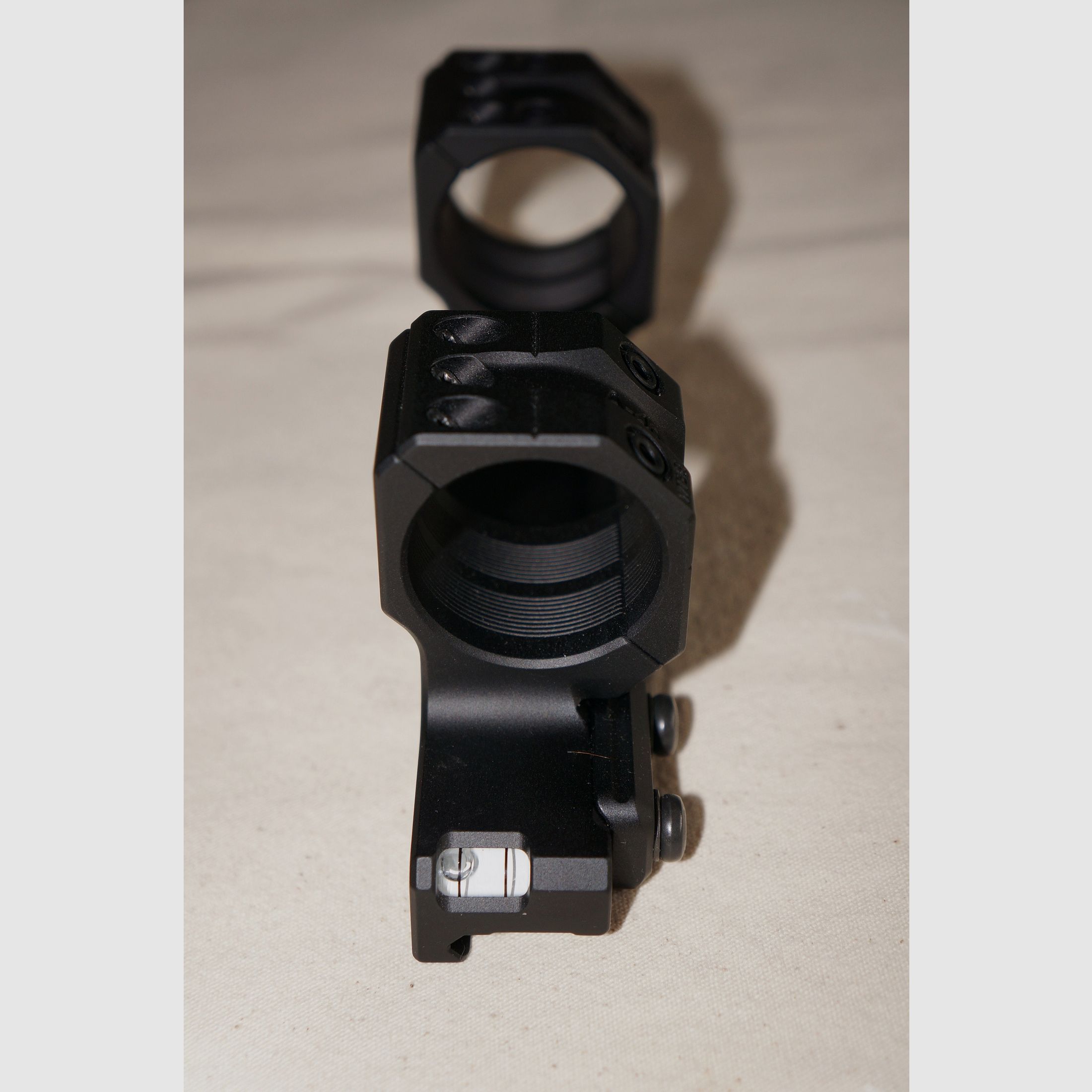 Spuhr versetzte Blockmontage – SP-4616 - für Mittelrohr 34mm - mit 6 Mil / 20,6 MOA Vorneigung - Bauhöhe "H38 mm"