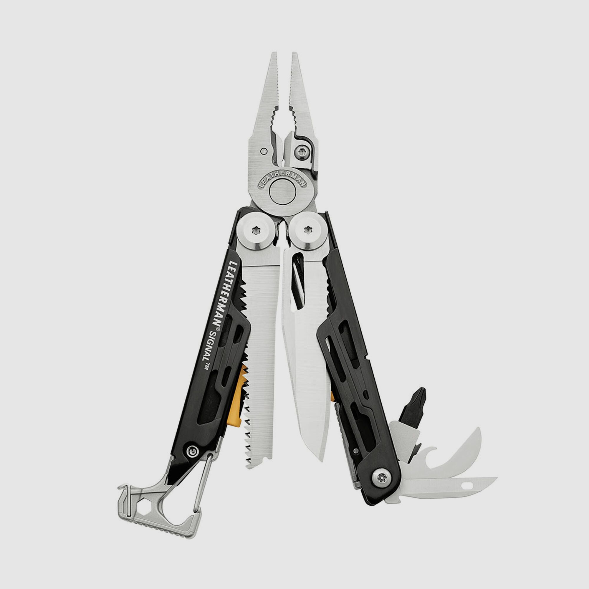 Leatherman SIGNAL ze stali, Molle Holster, Czarny, L