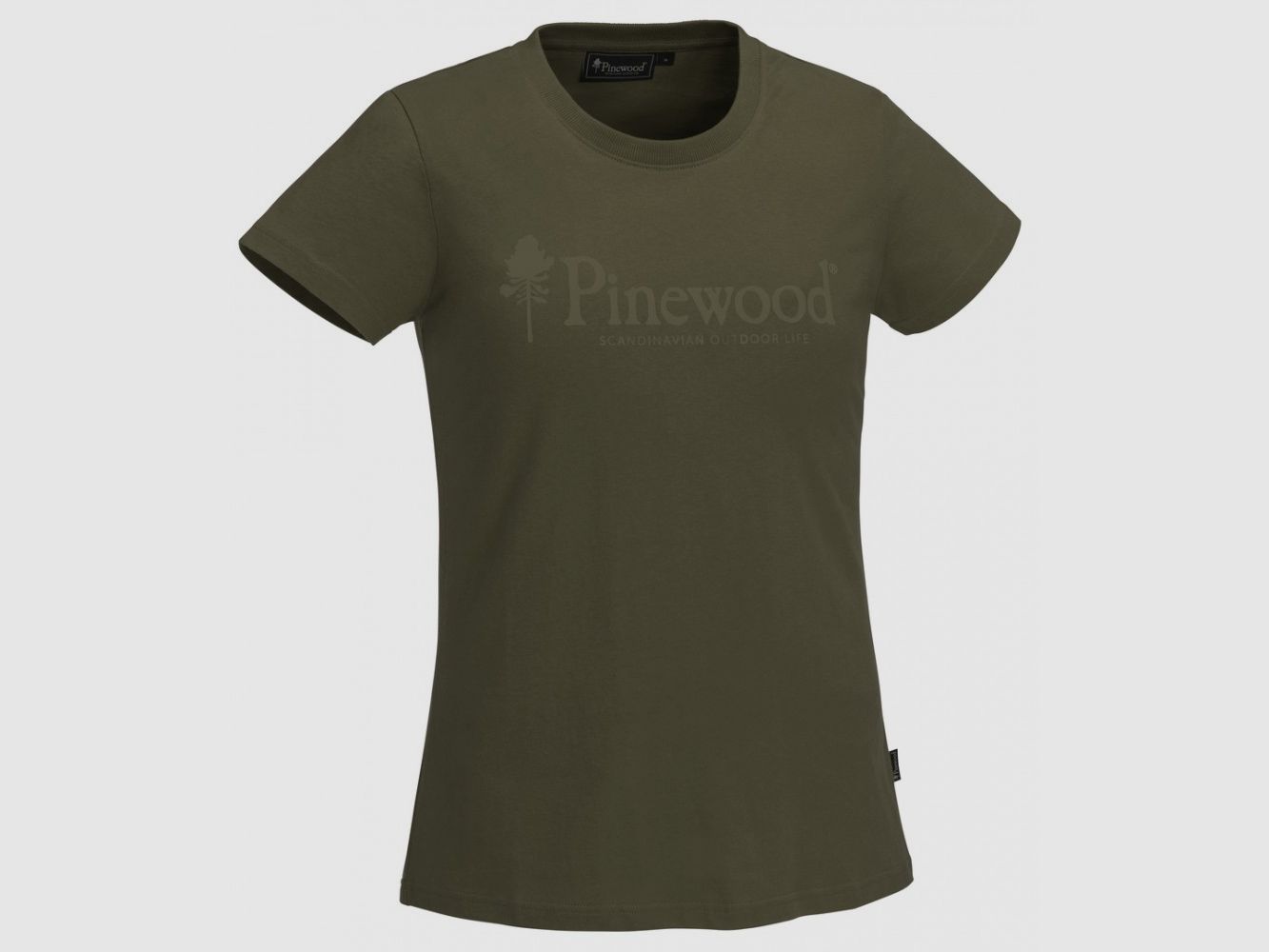 Damen T-Shirt Pinewood Outdoor Life D.OLIVE
