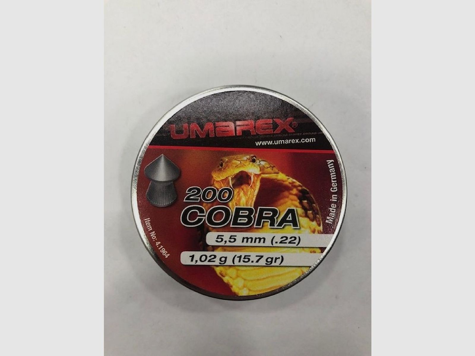 UMAREX KUGELN COBRA SPITZE 5,5 MM
