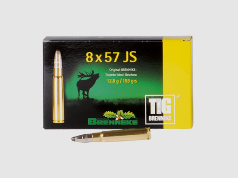 Brenneke 8x57 IS 198GR TIG 20 cartridges