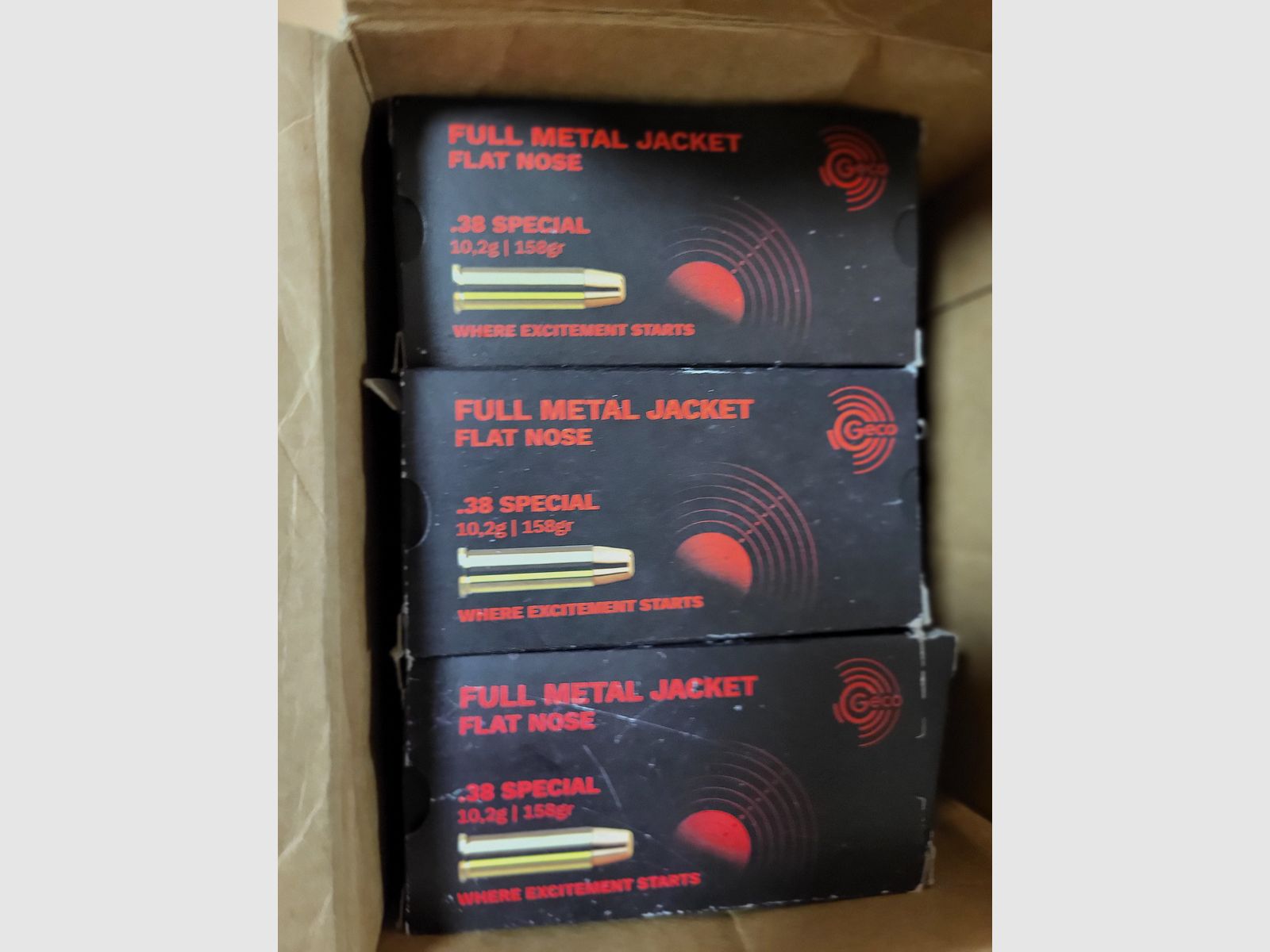 150 Hülsen 38 Special leer Hülsen für Wiederlader 