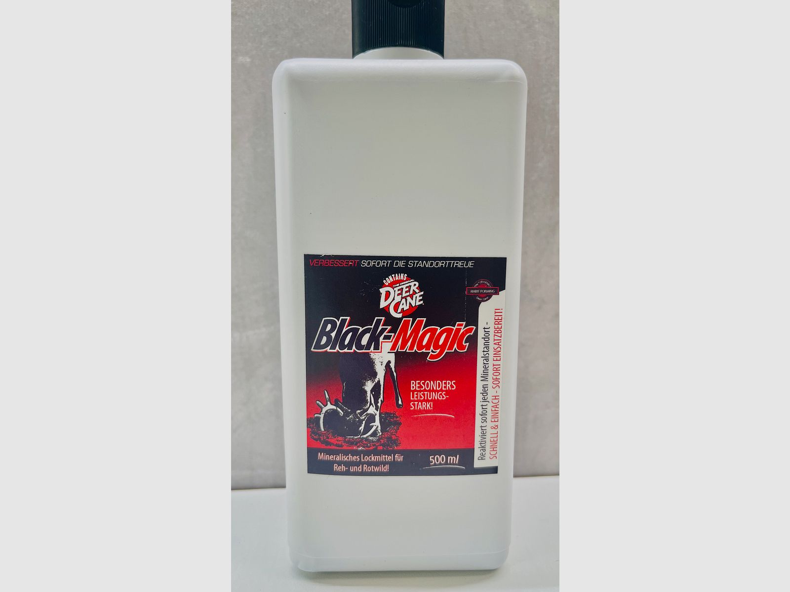 Evolved - Dear Cane Black-Magic Liquid Premium Lockmittel für Reh- und Rotwild, 500ml