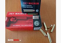 GECO 100 Stück- GECO Patronen.357 Mag. Vollmantel-Flachkopf
