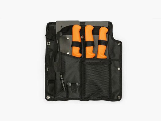 PUMA 4-piece knife processing set with nylon case