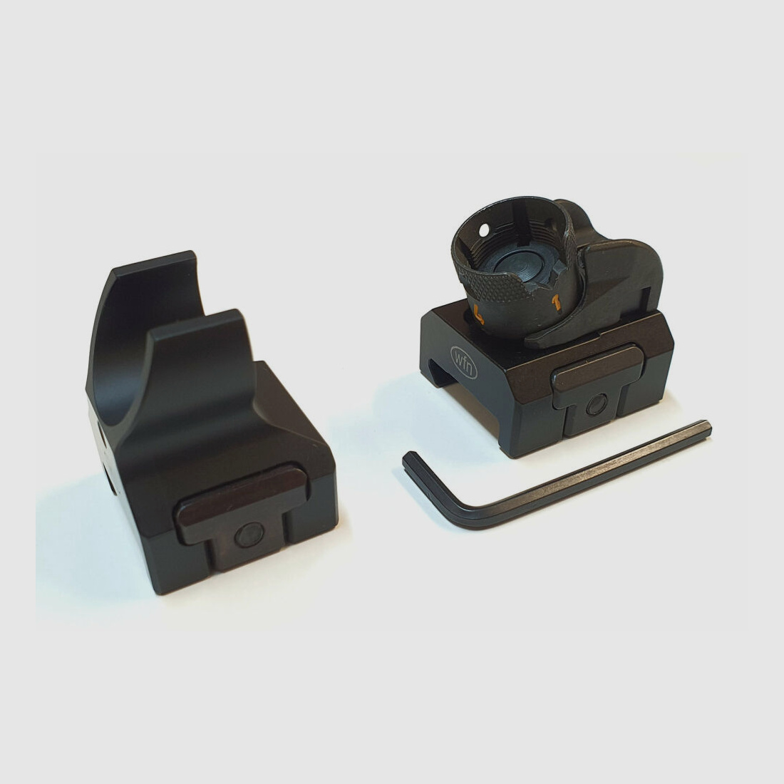 WFN Svizzera Set di mirino WFN svizzero con mirino a tamburo Heckler & Koch per Picatinny ad esempio MR308 / MR223 ecc.
