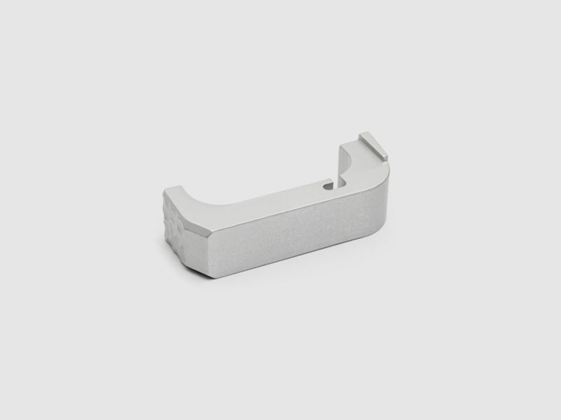 AUDERE Celeritas™ GLOCK® Déclencheur de chargeur étendu GEN4/5 Argent, image 2 sur 3