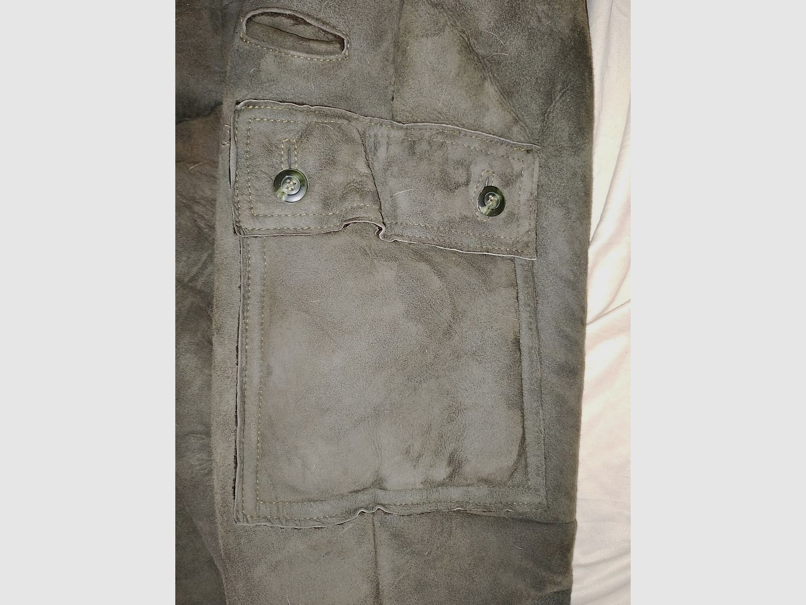 Qualitative Ansitzhose - Hersteller Leder Weiß