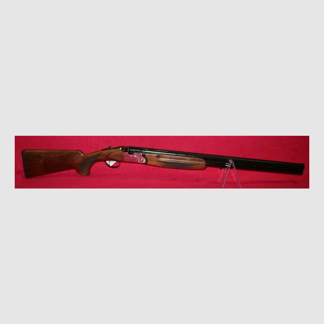 Brenner double-barrel shotgun silver