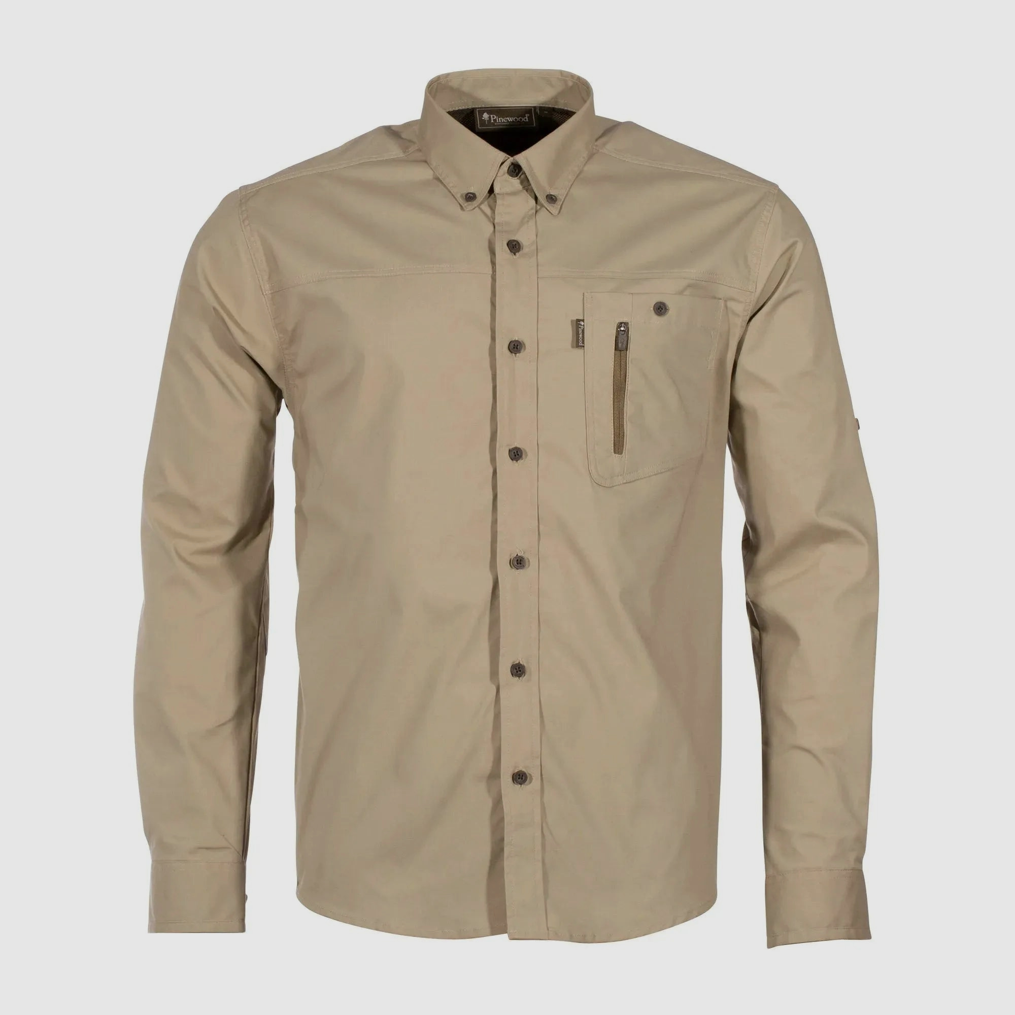 Pinewood Pinewood Longsleeve Tiveden TC InsectStop light khaki