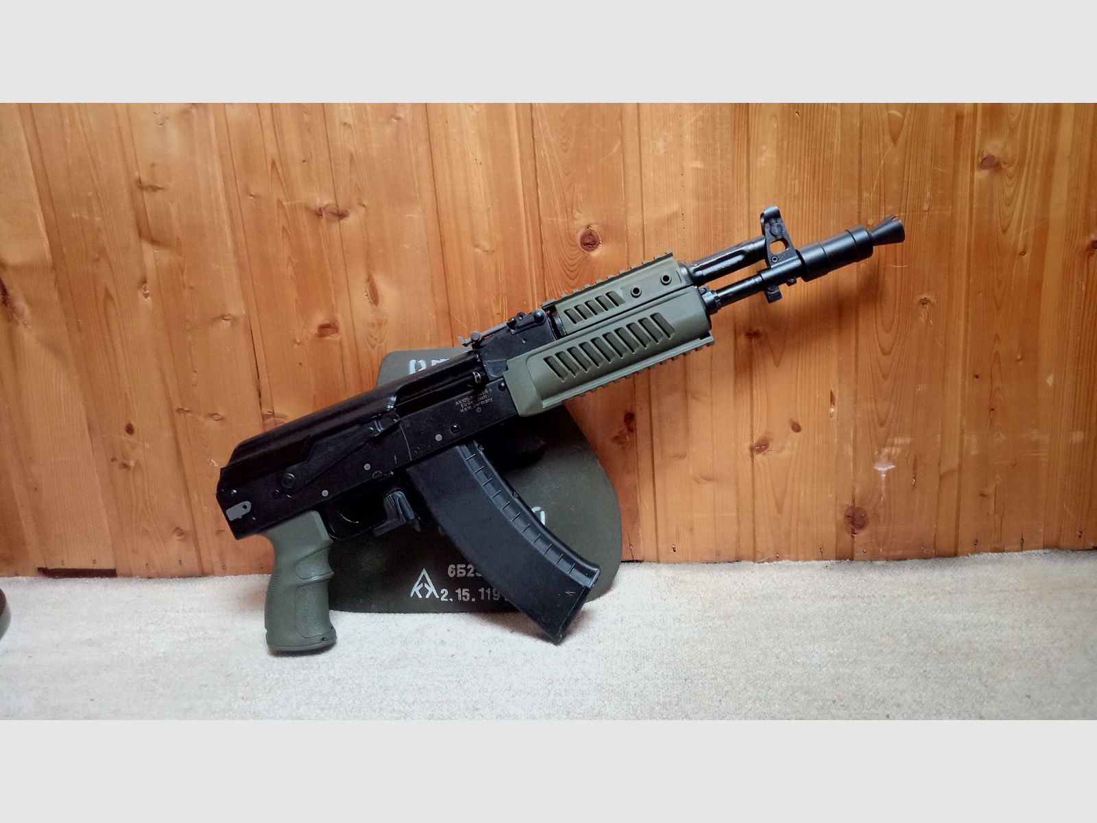 FAB Defense impugnatura e impugnatura della pistola OD-Verde per AK74 / AKM / AK-100