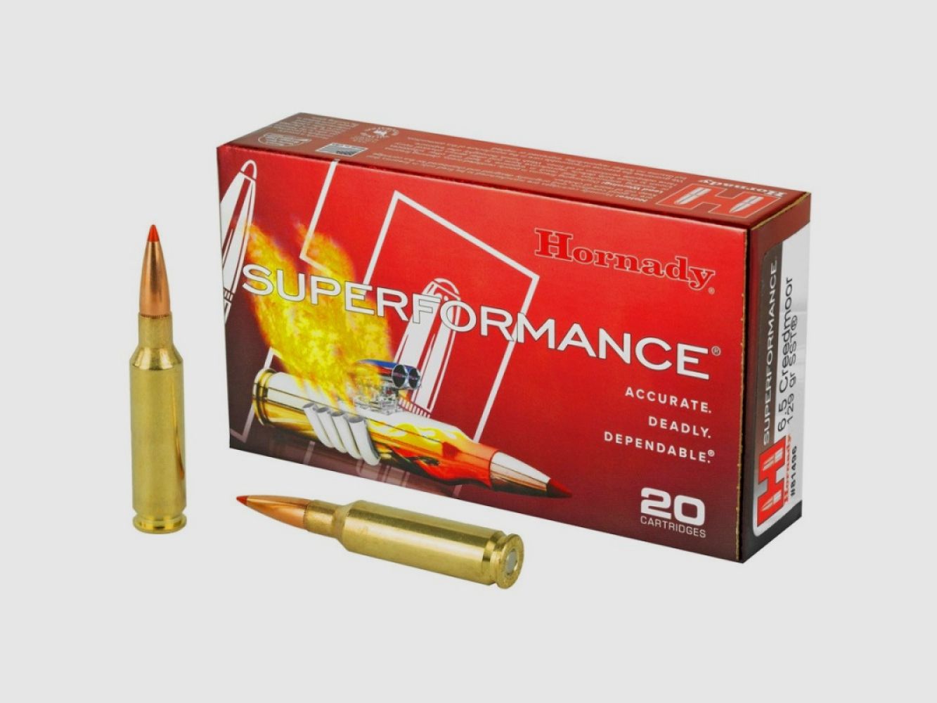 6.5 Creedmoor Hornady SUPERFORMANCE® 129 gr SST® VE20