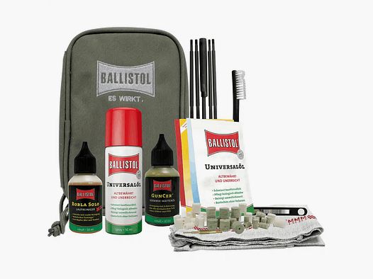 Ballistol Waffen-Reinigungstasche, 44tlg
