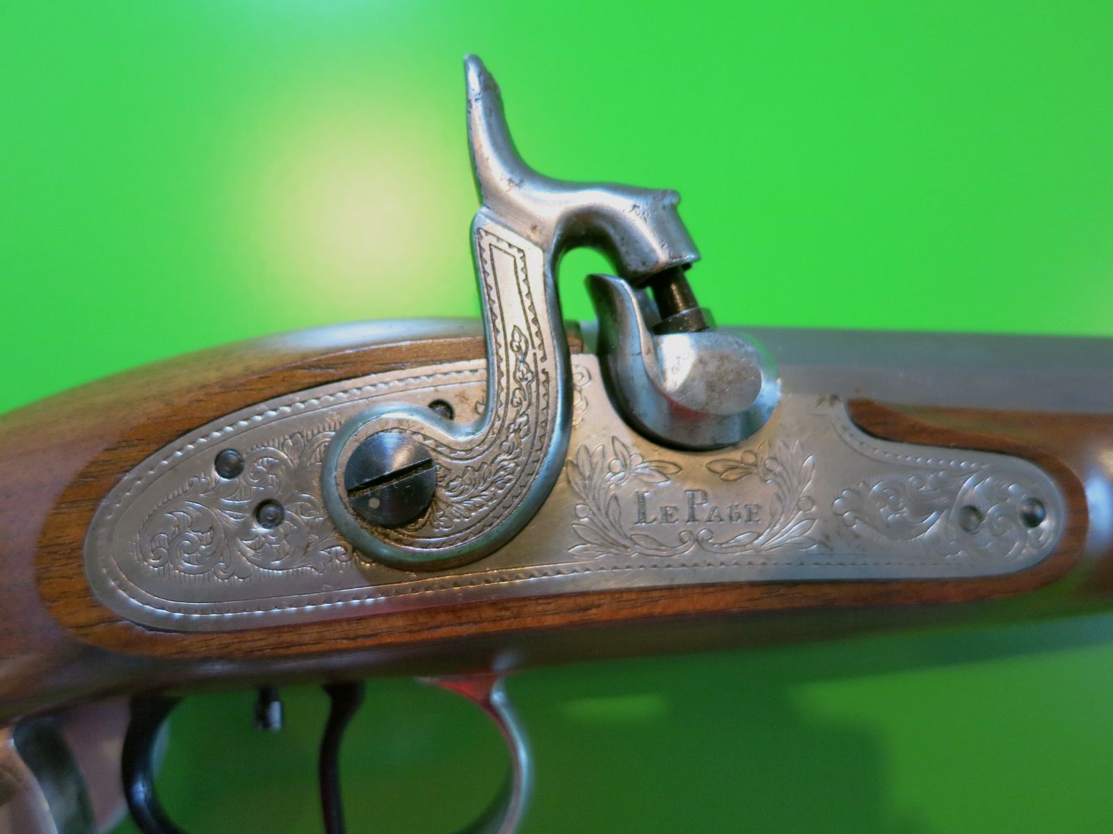 Armi Sport Perkussionspistool LE PAGE in MOUTIER, Kaliber .45, Sportpistool #93-