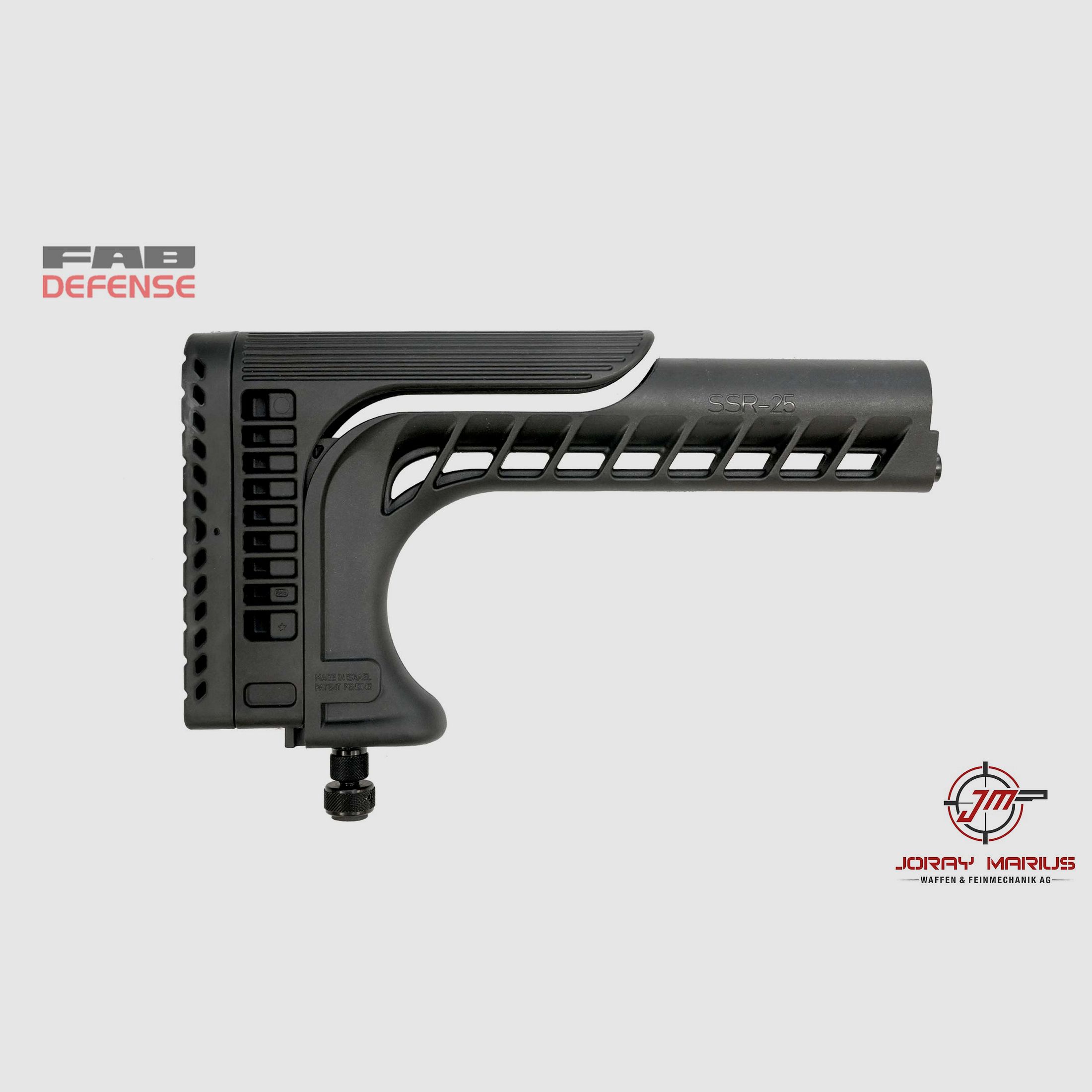FAB Defense SSR-25 precision stock for AR platforms