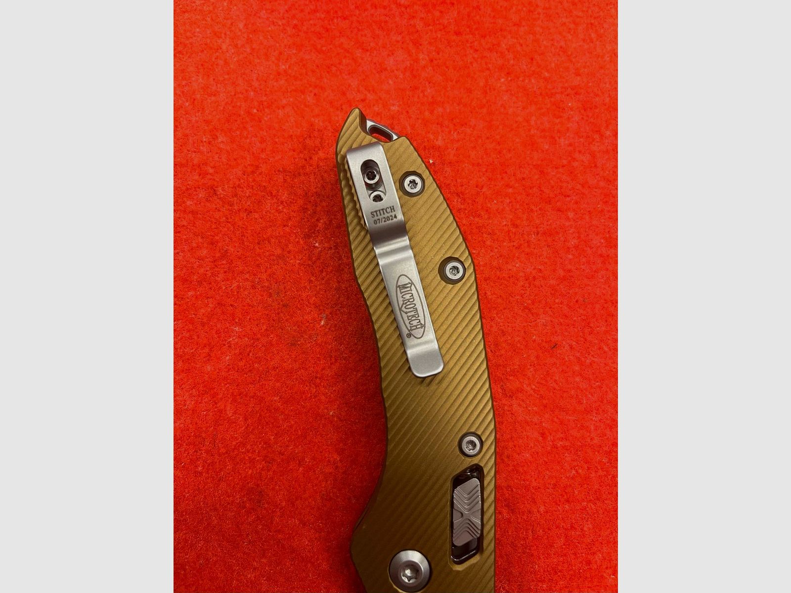 Microtech Stitch – RAM-LOK S/E FLUTED TAN STANDARD 169RL-1 FLTA, Bild 3 von 5