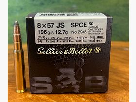 Sellier & Bellot 8x57 IS Teilmantel CE 12,7g/196grs.
