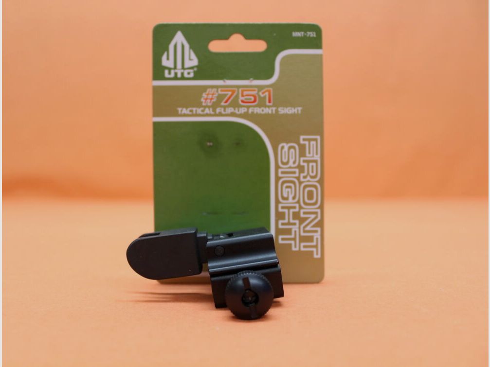 UTG - Leapers AR-15: Flip-Up Front Sight UTG (MNT-751) Gas Block Mount/ Klappkorn für Picatinnyprofil, Bild 5 von 5
