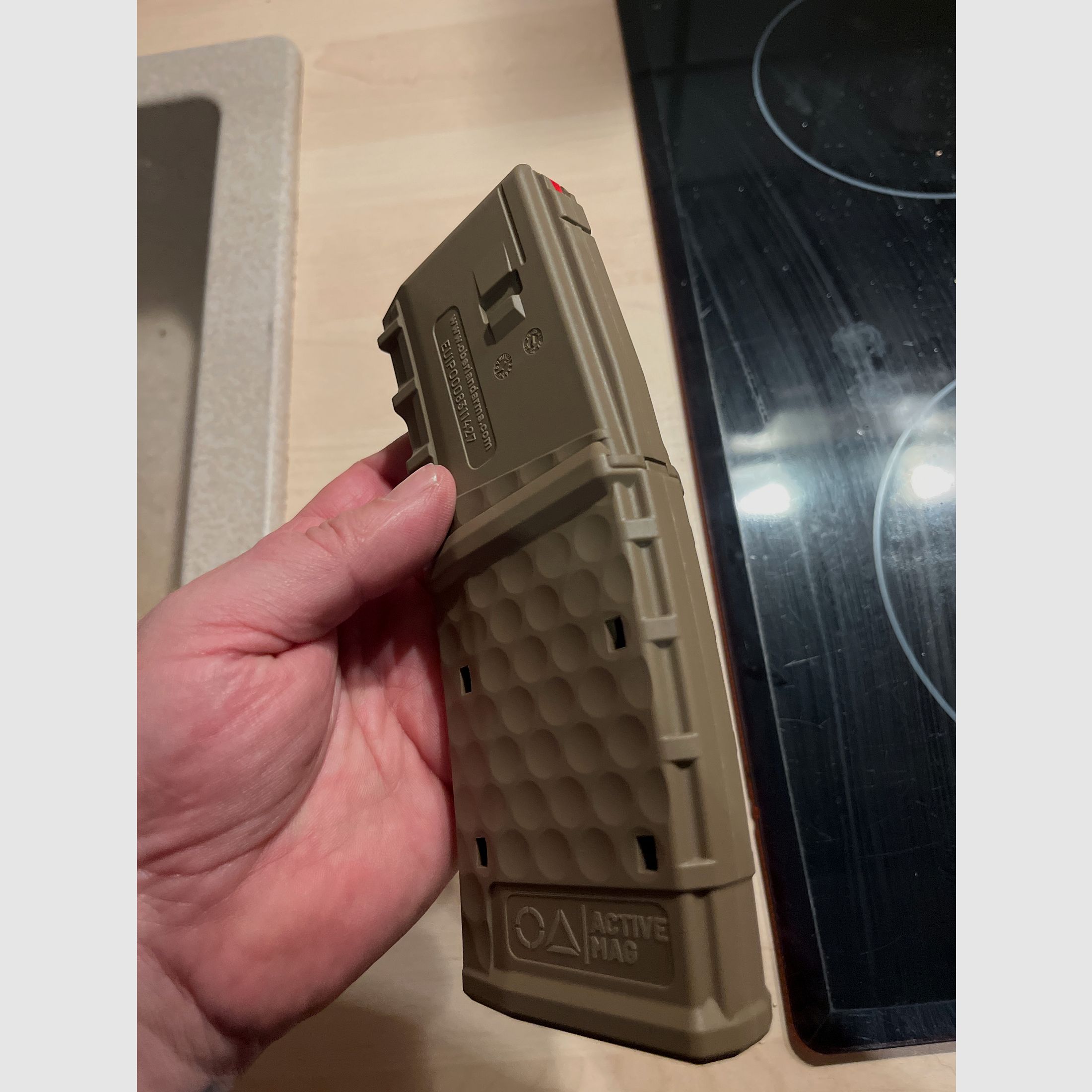 OA-MAG Magazine 10 colpi .223Rem FDE color sabbia