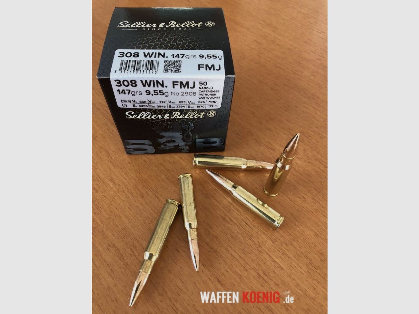 Sellier&Bell0t .308 Win. FMJ