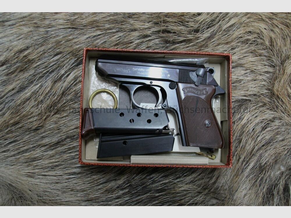 Walther PPK im Original-Karton mit 2 Magazinen 9mmBrowningK