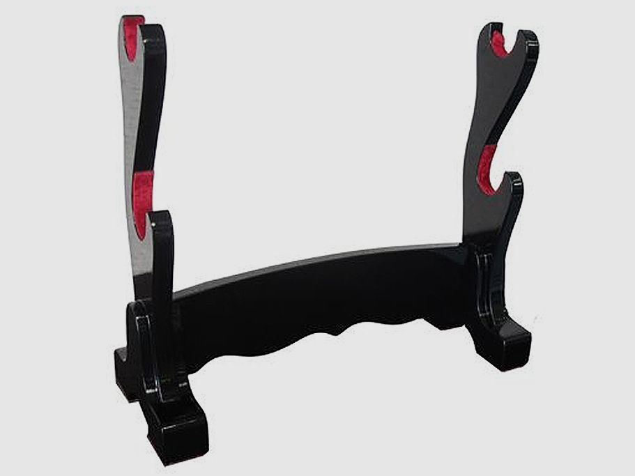 Soporte para 2 espadas en alto brillo