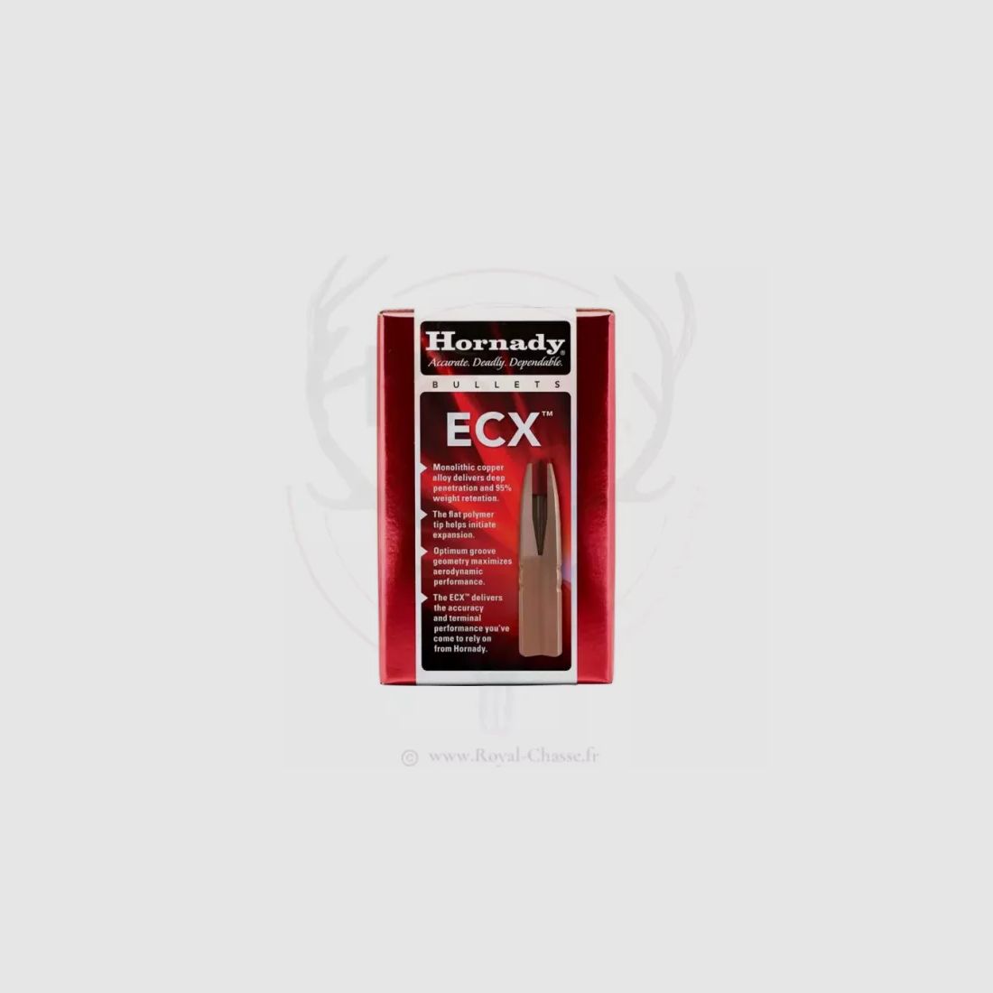 50 ogives Cal.30 D.308 150Grs ECX HORNADY